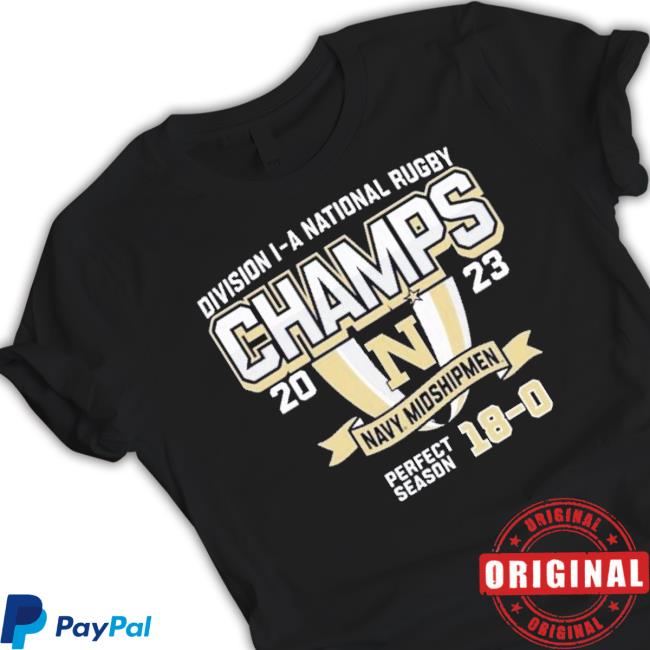 2023 D-I Men’S Rugby National Champions Navy Midshipmen Shirt